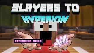 This ALMOST BROKE ME in slayer to hyperion 8 (hypixel skyblock)