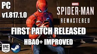 First Patch for Spider-Man Remastered on PC Released: HBAO+ Improved & More Fixes | Full Patch Notes