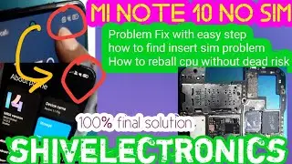 Mi Redmi Note Series No Sim Problem [ REDMI NOTE 10 ] No Network No Sim Emergency Calls Only