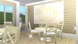 Beige/Yellow Theme Bloxburg Cafe Tour