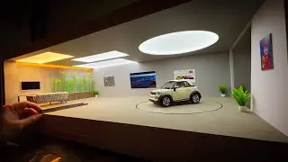 How to Assemble a Luxurious 1/18 Car Showroom Diorama