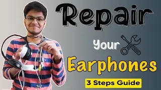 Fixing Headphones 🖌 || One Side Not Working ..
