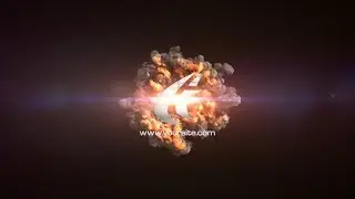 Quick Explosion Sting /// After Effects Template