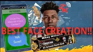 NBA 2K20 MIKEY WILLIAM FACE CREATION (BEST FACE CREATION)