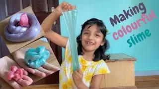 Making Slime for the 1st time | Playing with Slime | Unboxing slime Kit | fun and Learn with Larissa
