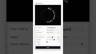 Curved text in Figma 