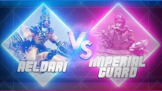 ASTRA MILITARUM vs ELDAR | Warhammer 40k Battle Report