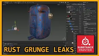 SUBSTANCE PAINTER | RUST GRUNGE LEAKS