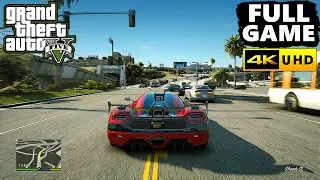 Grand Theft Auto 5 4K Ultra Graphics Gameplay Walkthrough Part 1 - GTA 5 PC 4K 60FPS (FULL GAME)