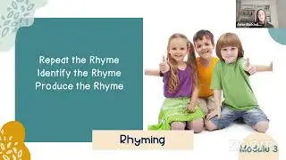 Webinar Series Phonological Awareness