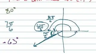 3 examples: find coterminal angles