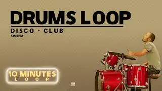 FREE DRUMS LOOP - Disco / Club - 125 BPM 🥁