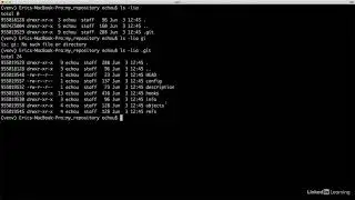 02   Git operations demonstration Git init, clone, add, delete, status, and log