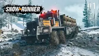 Прохождение SnowRunner первый взгляд