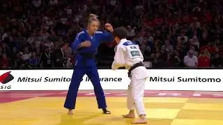 ukraine vs korea  - intense women's judo match sankaku