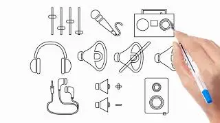 how to draw sound item