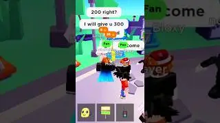 Getting scammed 100 robux ._. 