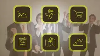 Business Flat Animated Icons | After Effects template