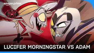 Lucifer Morningstar Fights Adam To Save Charlie | Hazbin Hotel | Prime Video India