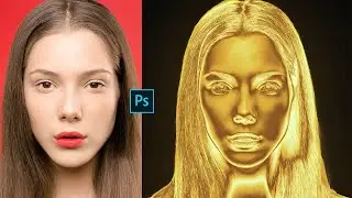 GOLD EFFECT | PHOTOSHOP EFFECTS | PHOTOSHOP TUTORIAL