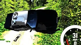 BeamNG Drive || Crazy Police Car Driving & Crashes