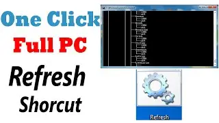 How to make a Bat file For Refresh All Drive in your PC one Click
