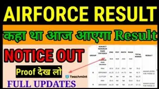 indian airforce result 2021||  xy group cut off|| IAF results ||