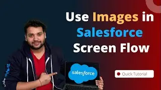 How to use Images in Salesforce Screen Flows? | Flows in Salesforce