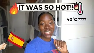 First time in Madrid Spain | it was too hot to vlog!