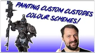 Painting custom Adeptus Custodes colour schemes!