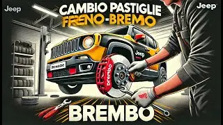 Jeep Renegade 1.6 MJT Sostituzione Pastiglie Freno Posteriori con Brembo | Ep. 7#brembo #automobile