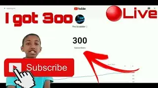 I got 300 subscribers | live | thanks youtube