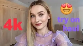 Transparent Lingerie & See-Through Dresses  | micro Bikini Try-On Haul (4K)