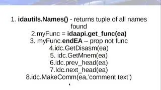 IDAPython Tutorial with example script