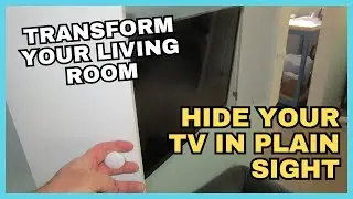 Flat Screen? Flat-Out Hidden! How I Made My TV Vanish (Almost)