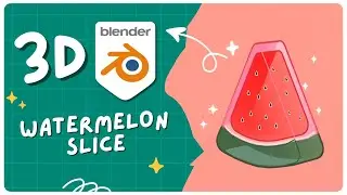 Watermelon Slice | 3D Blender Art Breakdown #1