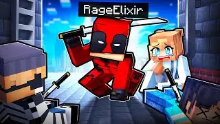 Playing as PROTECTIVE DEADPOOL in Minecraft!