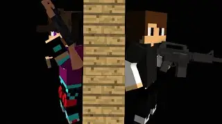 Шутер в Minecraft (bedrock)