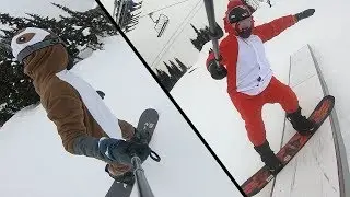 Onesie shred day!