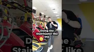 Do the stairmaster the right way!!! #fitness #fitnessjourney #fitnessgoals #cardio #stairmaster