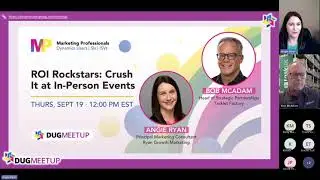 Marketing Professionals DUG Meetup - ROI Rockstars: Crush It at In-Person Events (9.19.24)