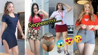 🔥Kumpulan Tiktok Collection Cute Girl - Goyangnya Bikin ketagihan 🤭🤫‼️🔥