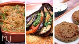 3 recetas fáciles con berenjena: al horno, hamburguesa y a la provenzal