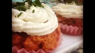 Chickpeas and spinach savoury cupcakes