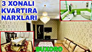 БУХАРА КВАРТИРЫ // ЭНГ ЗУР 3  ХОНАЛИ КВАРТИРА НАРХЛАРИ 19.05.2022