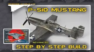 Advanced Cockpit Spraying : Building The Eduard P-51D Mustang 1/48 Scale : Video Build : Episode.1
