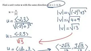 unit vectors in 2D with the same direction
