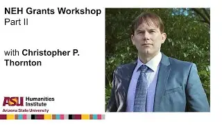 Chris Thornton NEH IHR Grants Event Session II