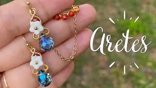 DIY ARETES en ALAMBRISMO 🌸 Pendientes Alambre
