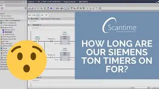Siemens TIA Portal: How Long are the Timers ON for?